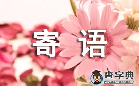 大一新生的寄语1